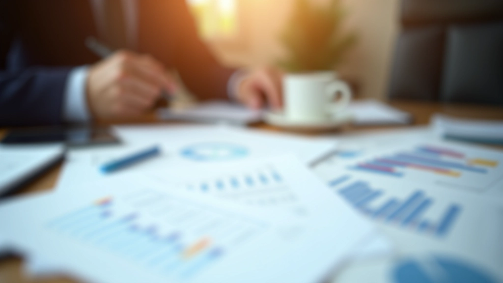 Grafische Darstellung von Finanzdiagrammen und Haushaltsplanungsdokumenten auf einem Schreibtisch