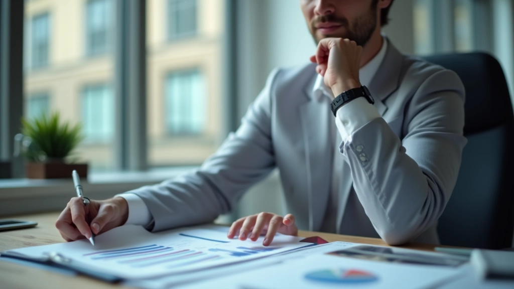 Wirtschaftsgraph mit aufwärts zeigendem Trend und Infrastrukturelementen wie Brückensymbolen